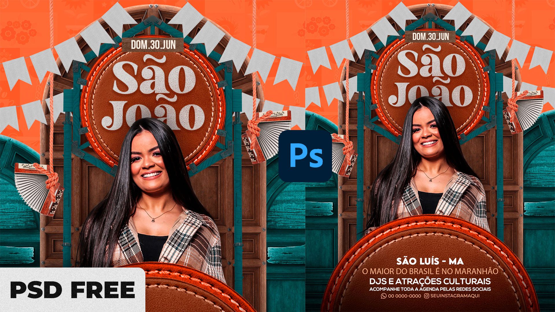 Como Fazer FLYER para SÃO JOÃO no Photoshop?