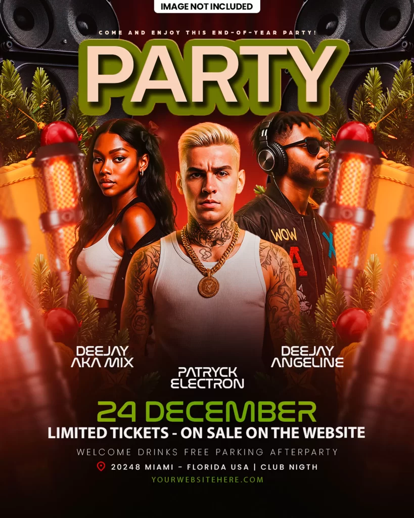 christmas nightclub flyer psd, merry christmas party flyer, editable christmas flyer psd, christmas dj party flyer, xmas club flyer template, holiday party flyer psd, nightclub christmas event flyer, edm christmas flyer psd, neon christmas party flyer, christmas rave flyer psd, photoshop christmas flyer template, print-ready christmas flyer, christmas club invitation psd, christmas dj and mc flyer, christmas party poster psd, festive nightclub flyer template, christmas eve party flyer psd, winter holiday club flyer, christmas glow party flyer psd, christmas dance party flyer, modern christmas flyer psd, layered psd christmas flyer, christmas special club flyer, christmas weekend party flyer, vip christmas night flyer psd, christmas cocktail party flyer, editable xmas flyer template, club event flyer christmas psd, download christmas flyer psd, christmas party flyer design